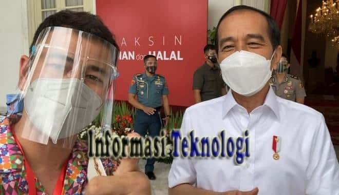 Akhirnya, Pemberian Vaksin Covid-19 di Indonesia Mulai Dilakukan Raffi Bersama Pak Jokowi