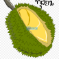 Cara MendapatFlaticon Emoji Durian Black Copy Link